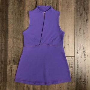 Lululemon Purple V-neck Activewear Tank Top